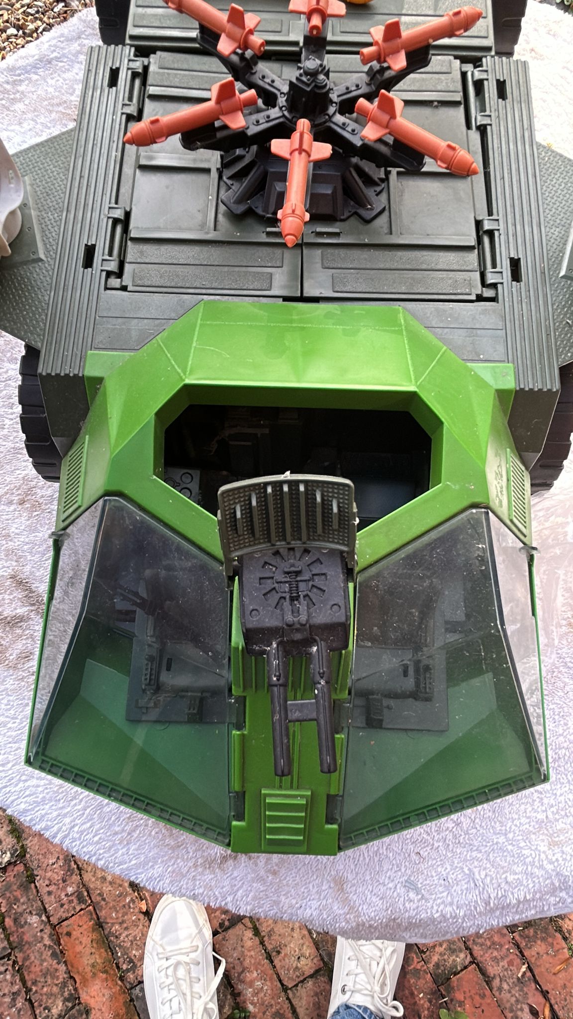 GI Joe, Action Force Rolling Thunder near complete with Armadillo