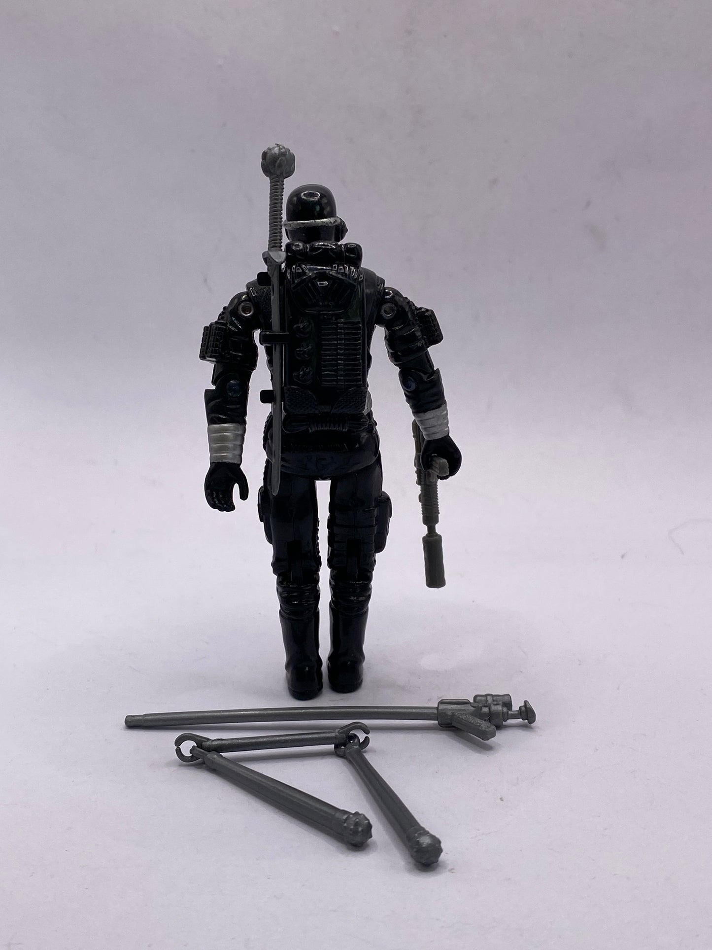 GI Joe, Action Force Snake Eyes V3 complete looks good but new O ring needed 62