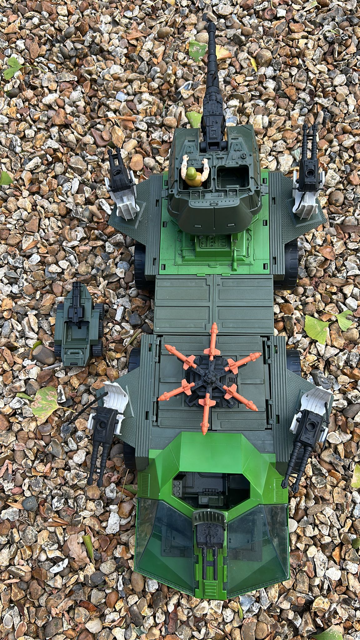 GI Joe, Action Force Rolling Thunder near complete with Armadillo