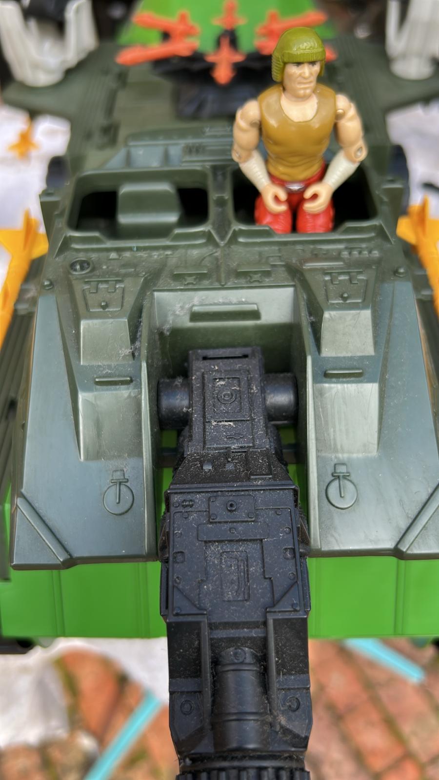 GI Joe, Action Force Rolling Thunder near complete with Armadillo