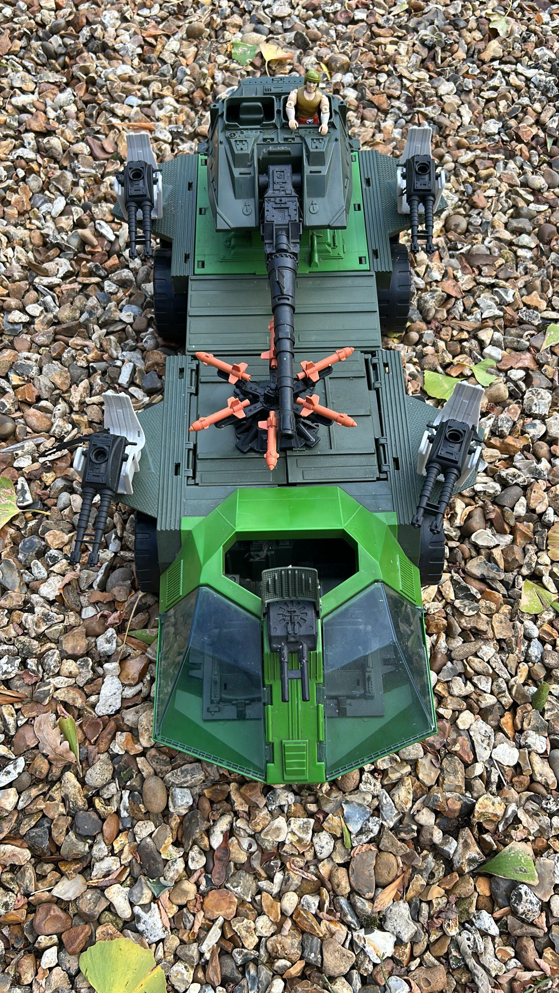 GI Joe, Action Force Rolling Thunder near complete with Armadillo