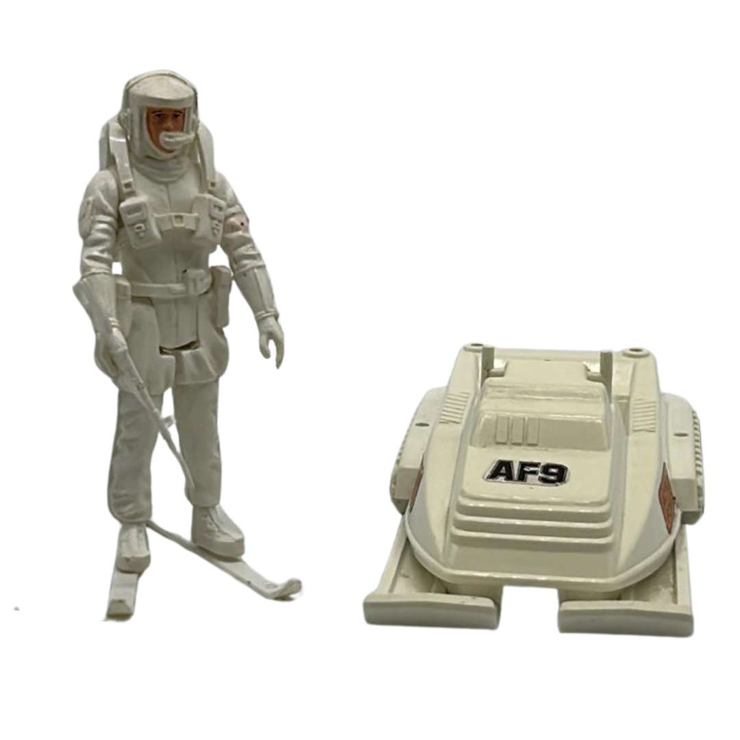 Action Force Mountain & Arctic complete figure & AF9 vehicle by Palitoy 273