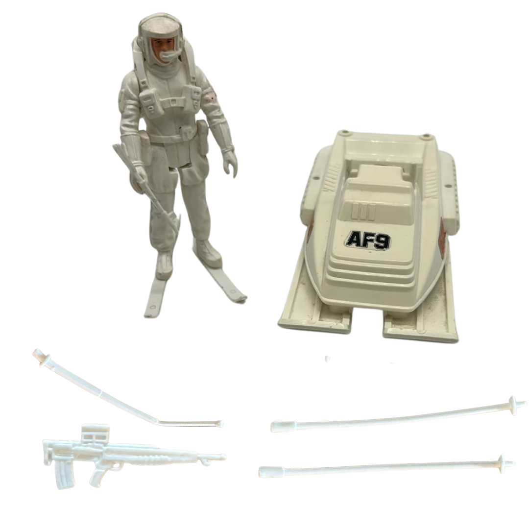 Action Force Mountain & Arctic complete figure & AF9 vehicle by Palitoy 273