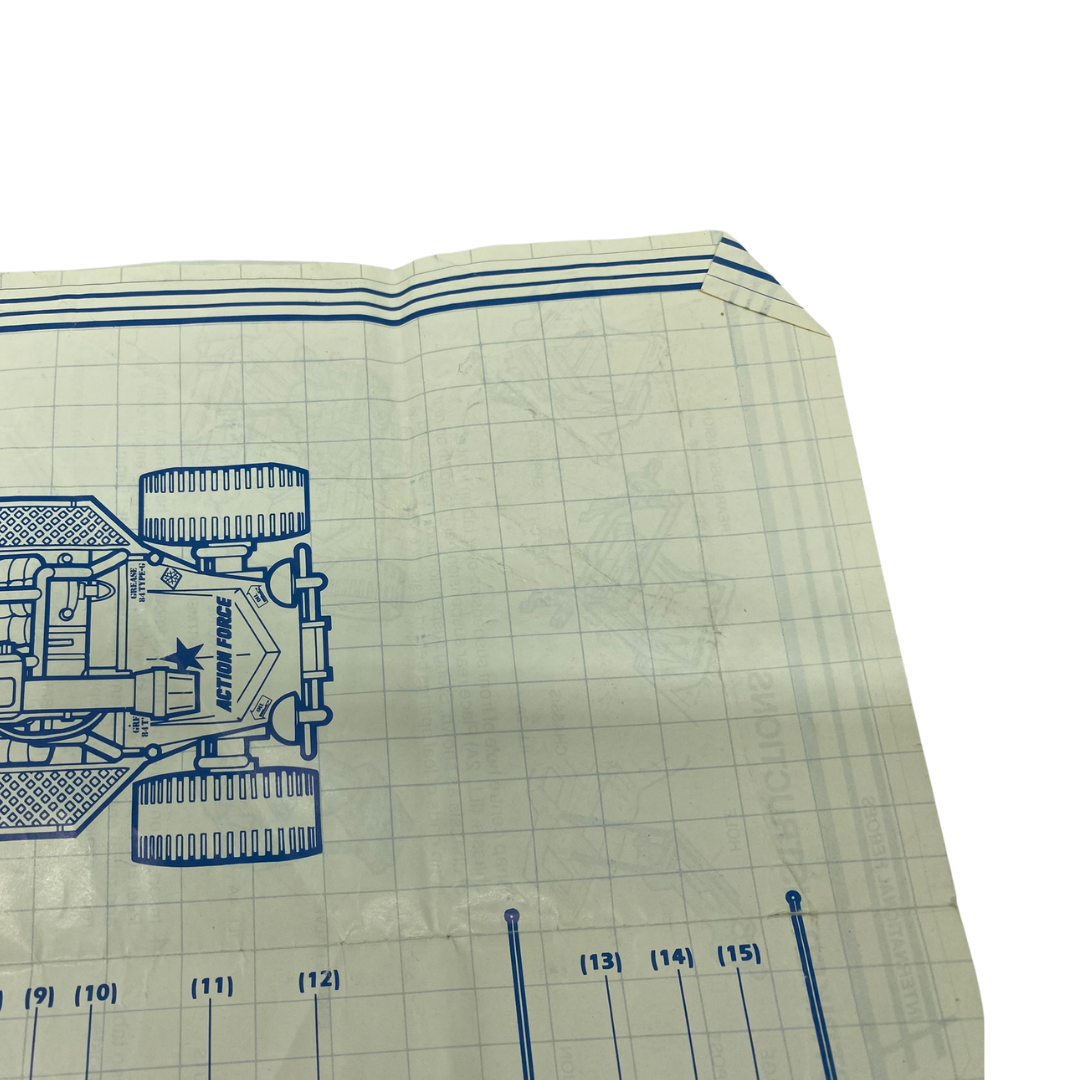 GI Joe, Action Force AWE Striker blueprints instructions 321