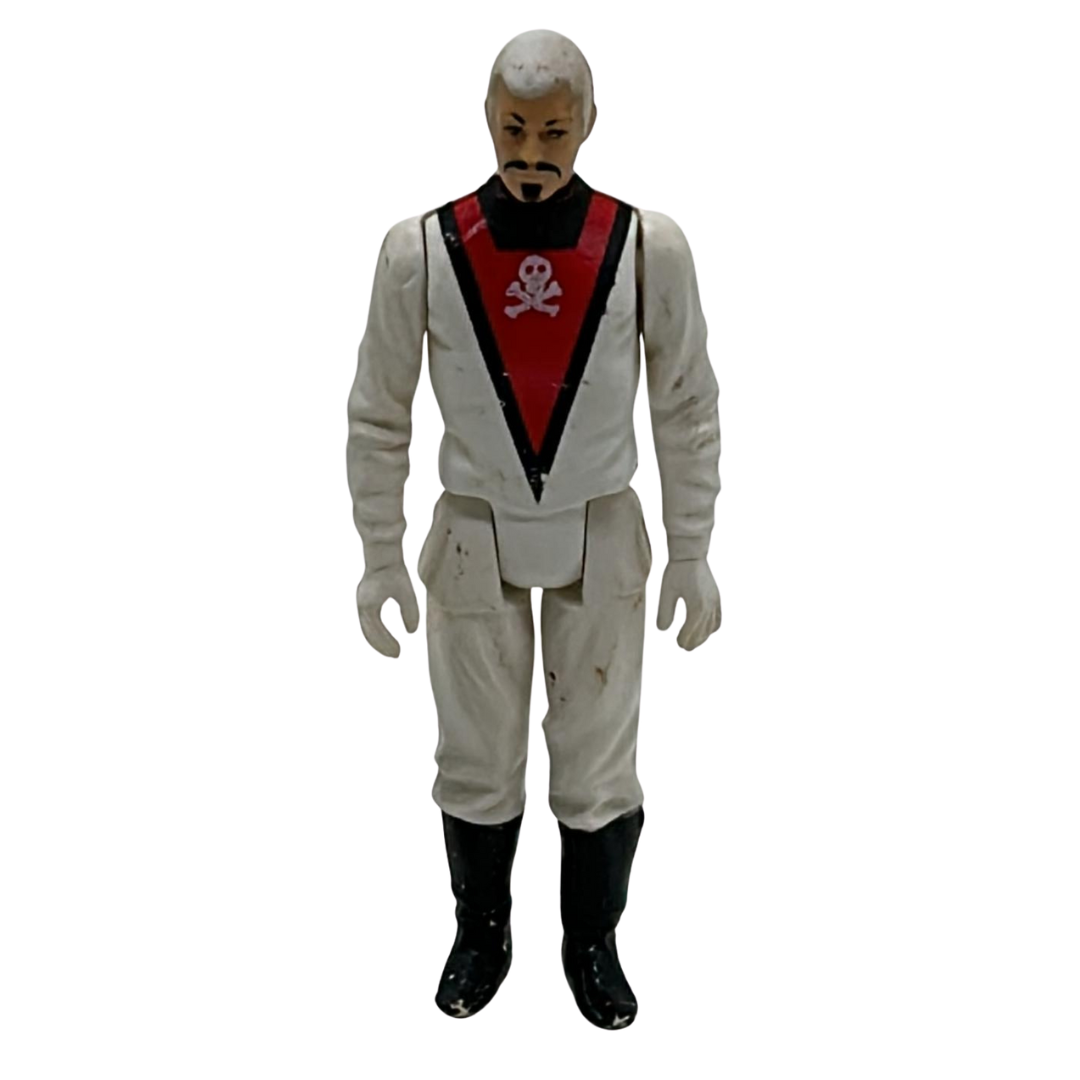 Action Force Baron Ironblood & helmet white gloves version vintage Palitoy 338