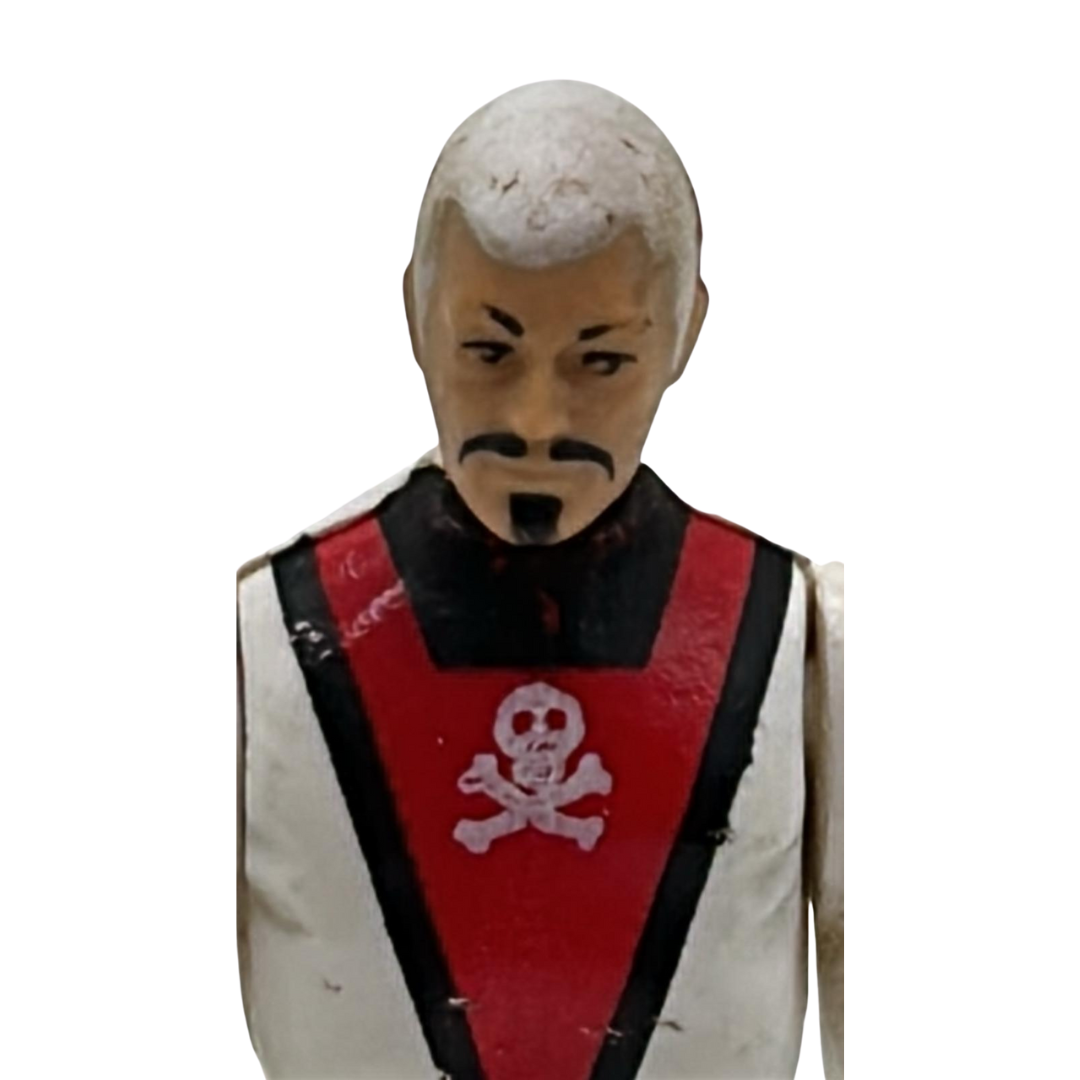 Action Force Baron Ironblood & helmet white gloves version vintage Palitoy 338