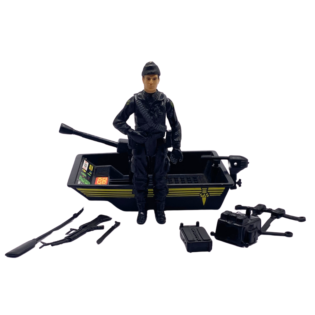 Action Force Boat Patrol with Stakeout complete (SAS Team) by Palitoy 676