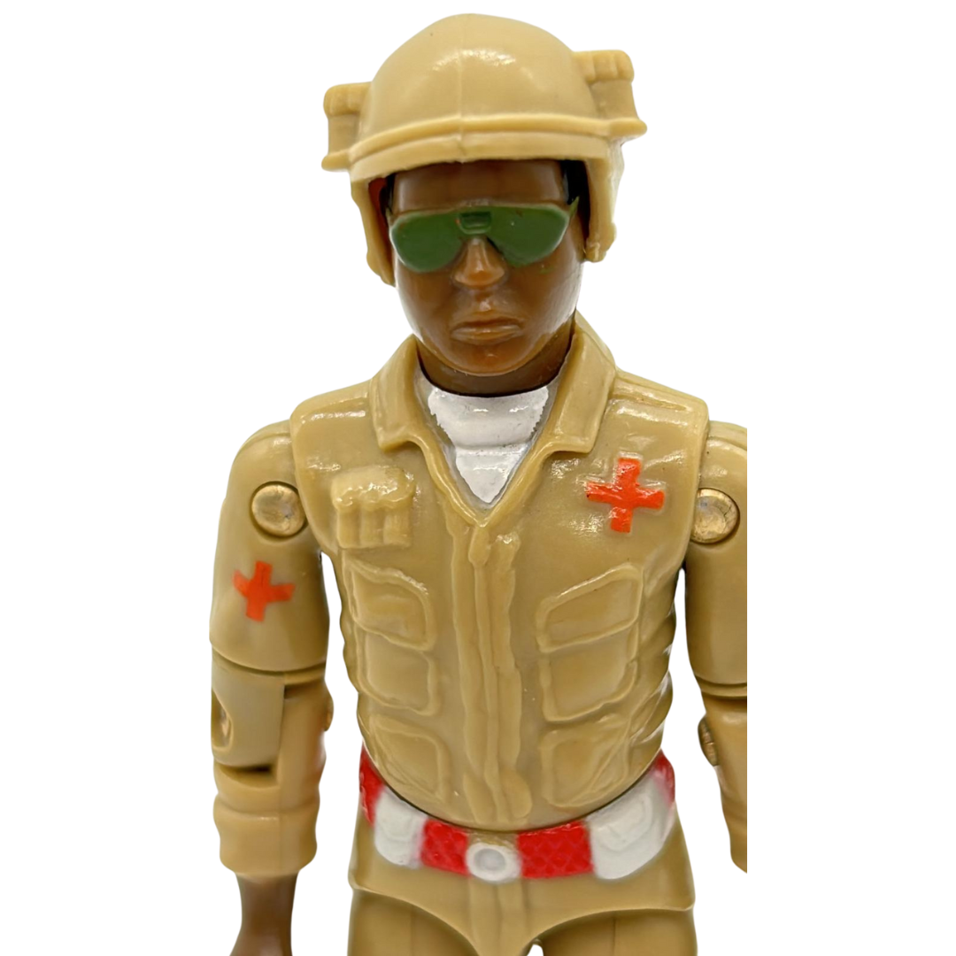 GI Joe, Action Force Doc complete figure & filecard, Palitoy 468