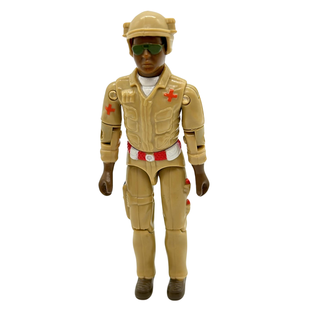 GI Joe, Action Force Doc complete figure & filecard, Palitoy 468