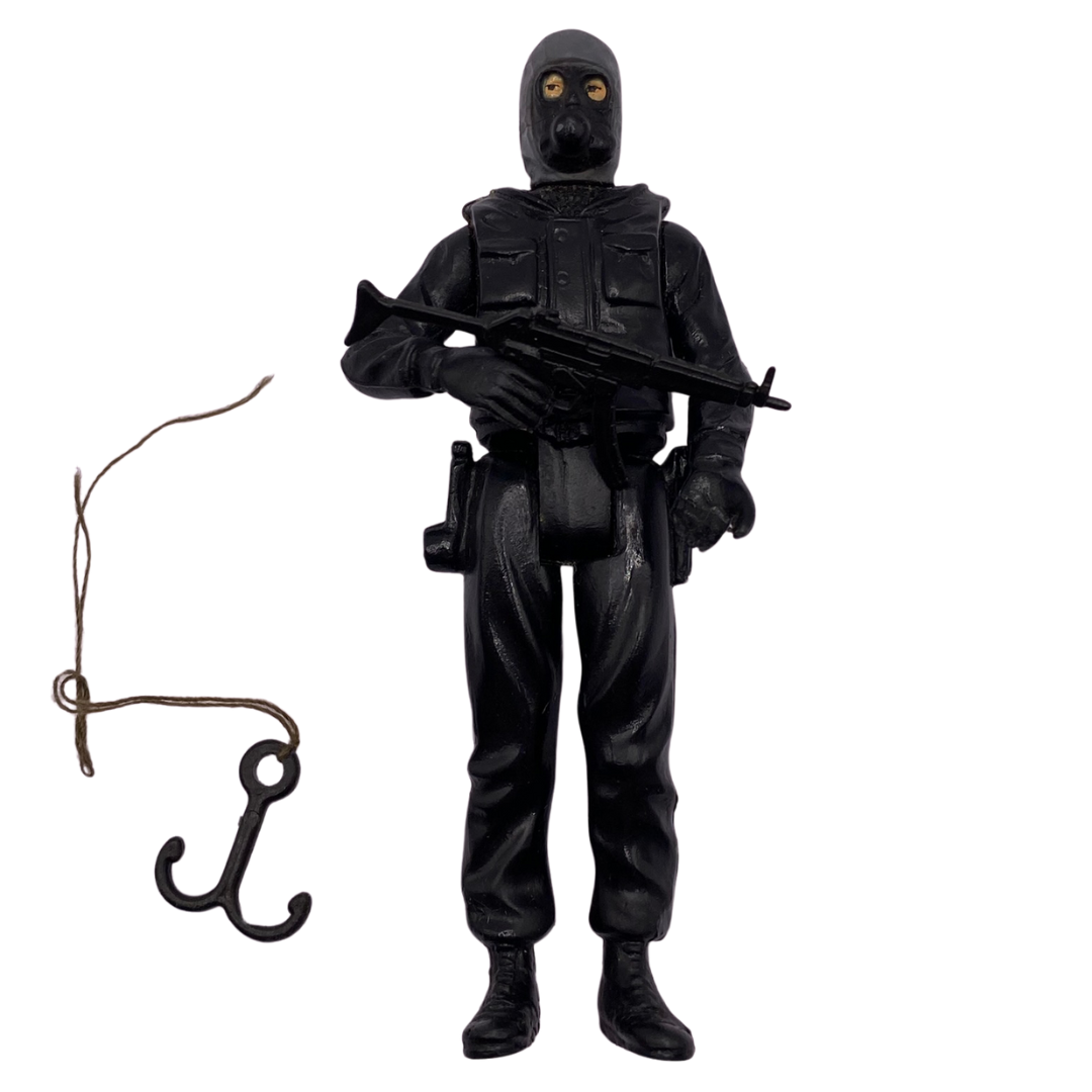 Action Force SAS complete figure by Palitoy grapple hook & gun First Series 402
