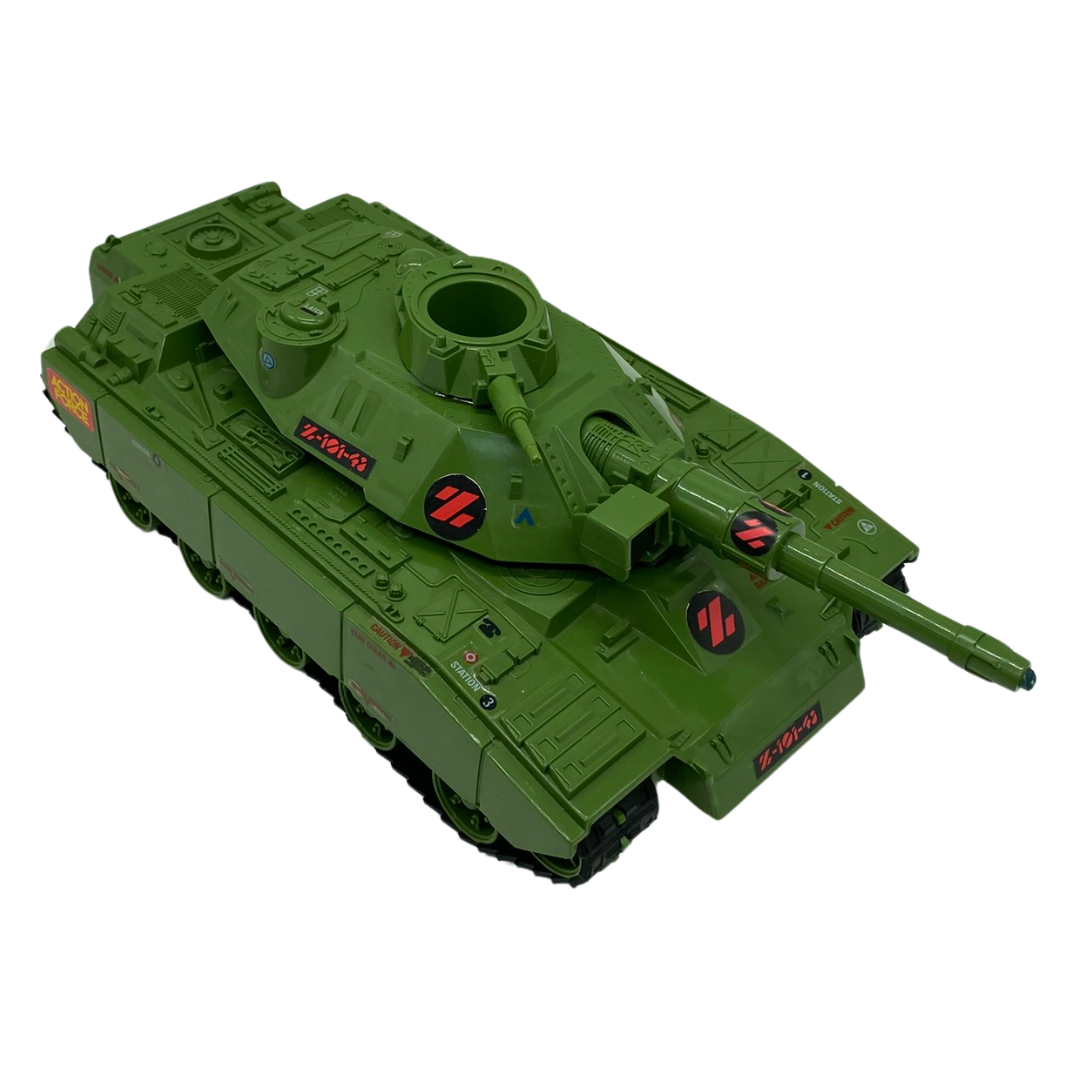 Action Force Battle Tank Z Force complete with top gun & battery cover 730