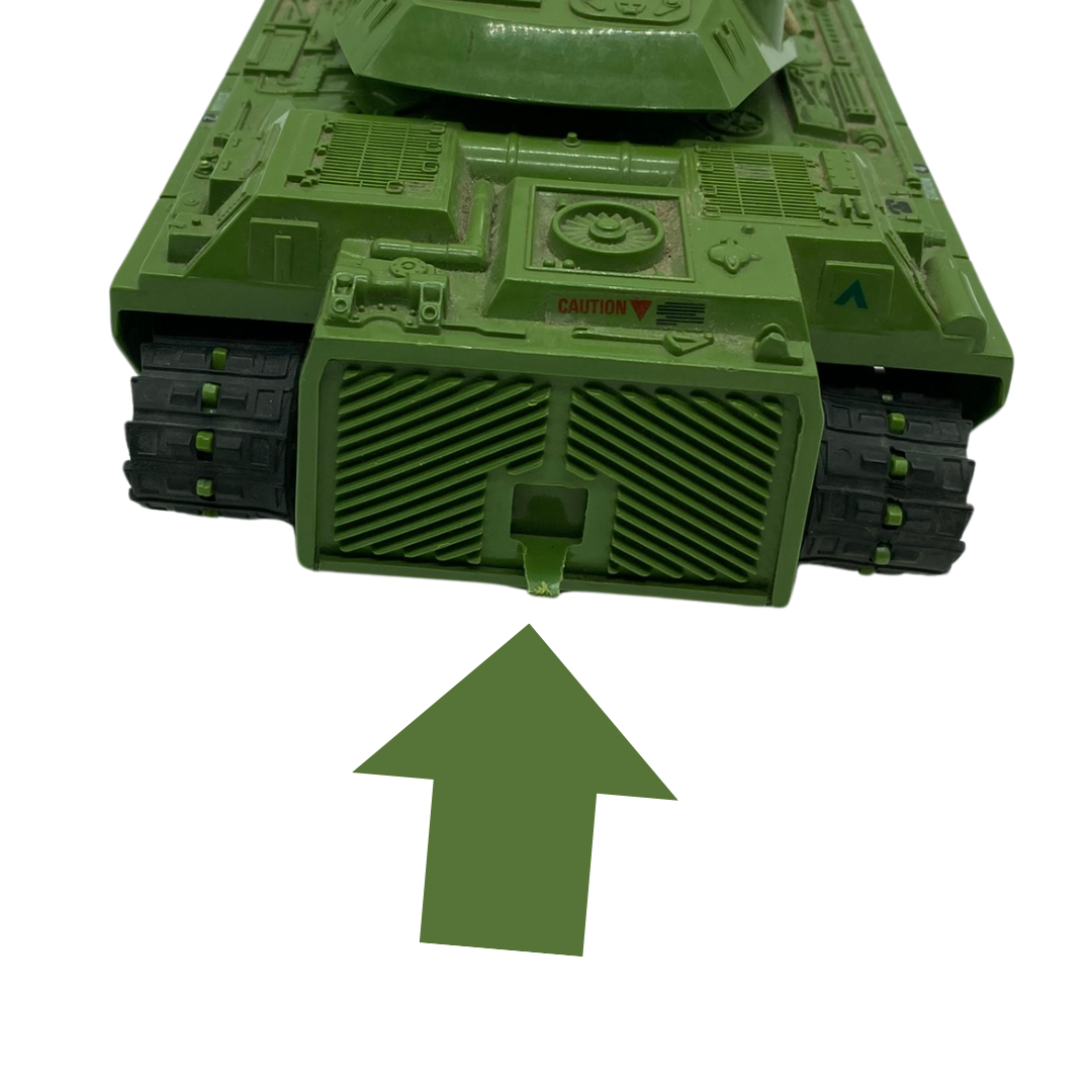 Action Force Battle Tank Z Force with battery cover and treads 3