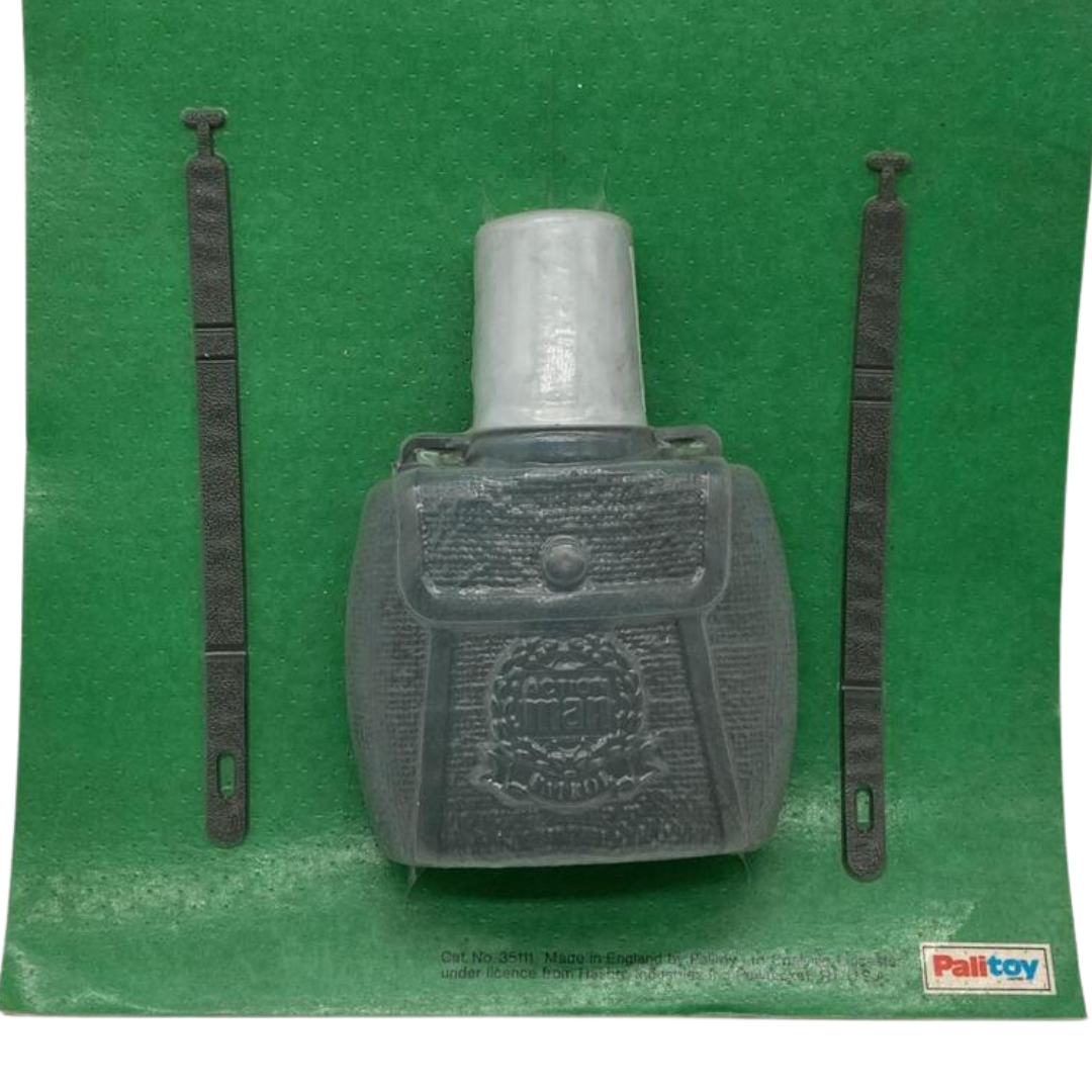Vintage Action Man Patrol, Water Bottle, Adventure Kit for Boys, MOC Palitoy