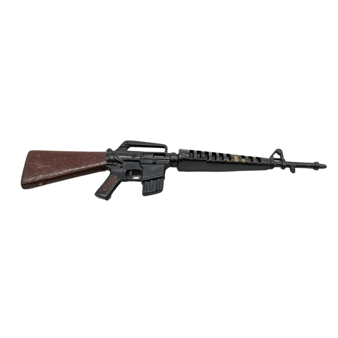 Vintage Action Man M16 Machine Gun stamped Hasbro Hong Kong