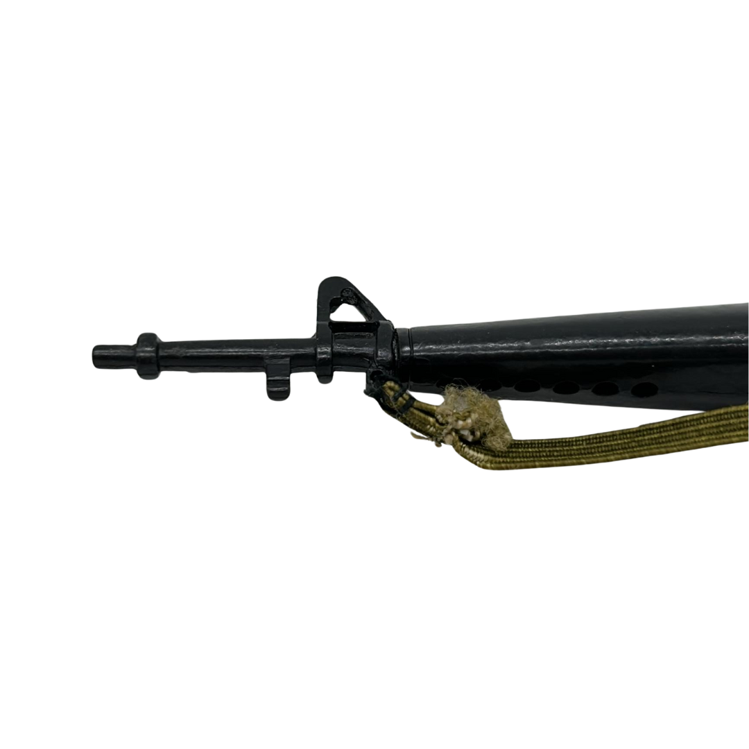 Vintage Action Man M16 Machine Gun & strap stamped Hasbro Hong Kong 289C