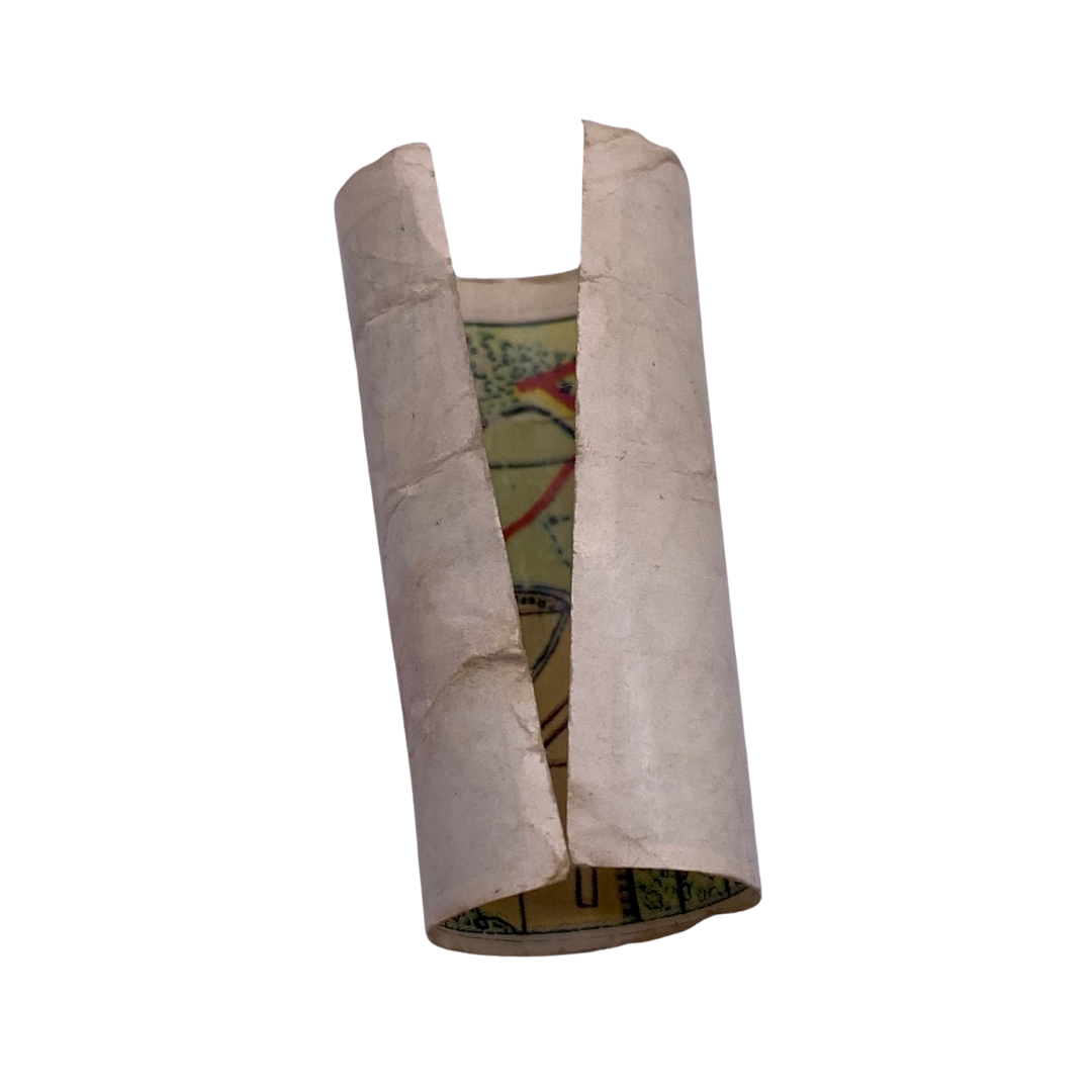 Vintage Action Man map and map case original parts 393