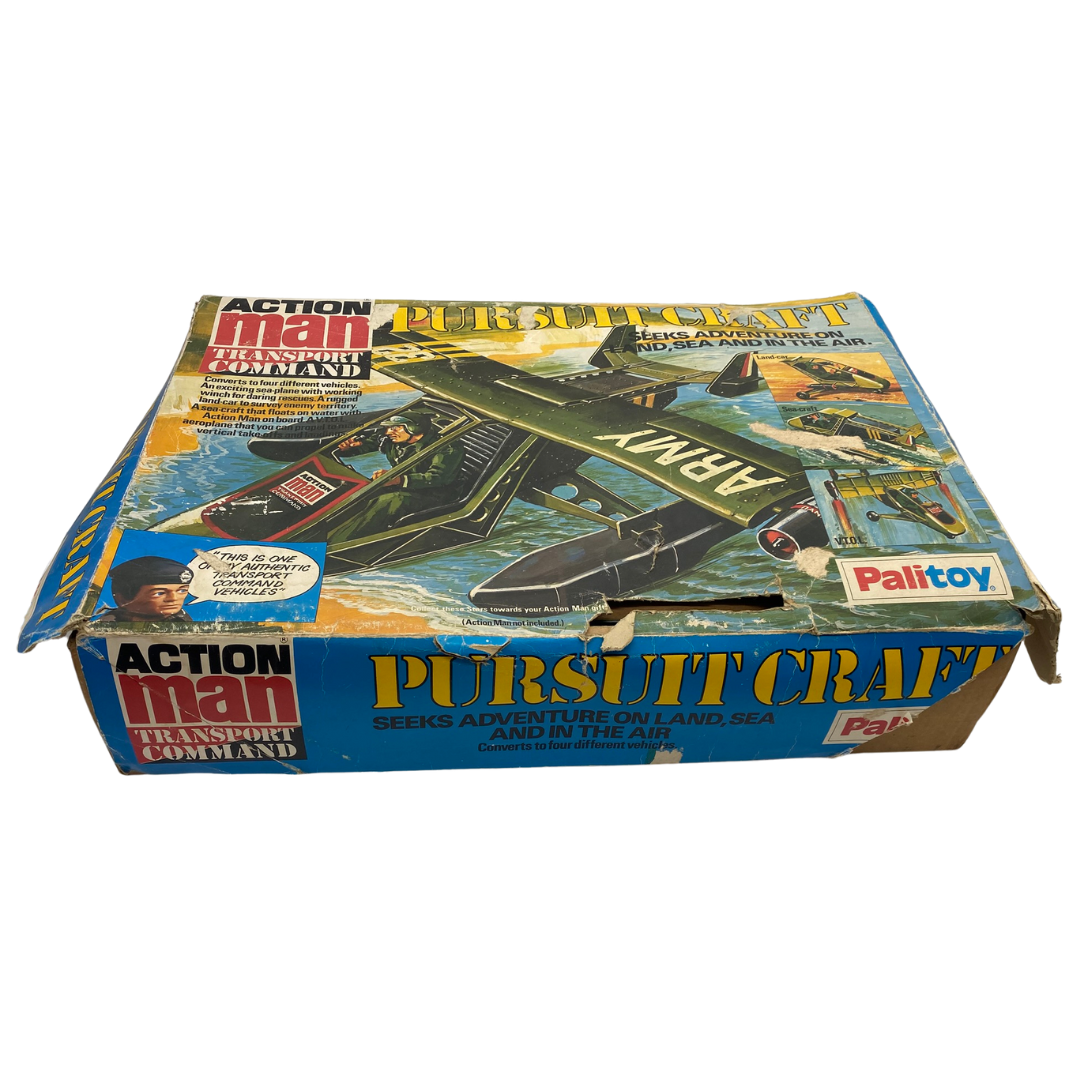 Action Man Pursuit Craft with box appears complete
