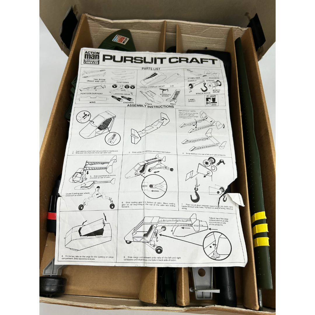 Action Man Pursuit Craft with poor box appears complete