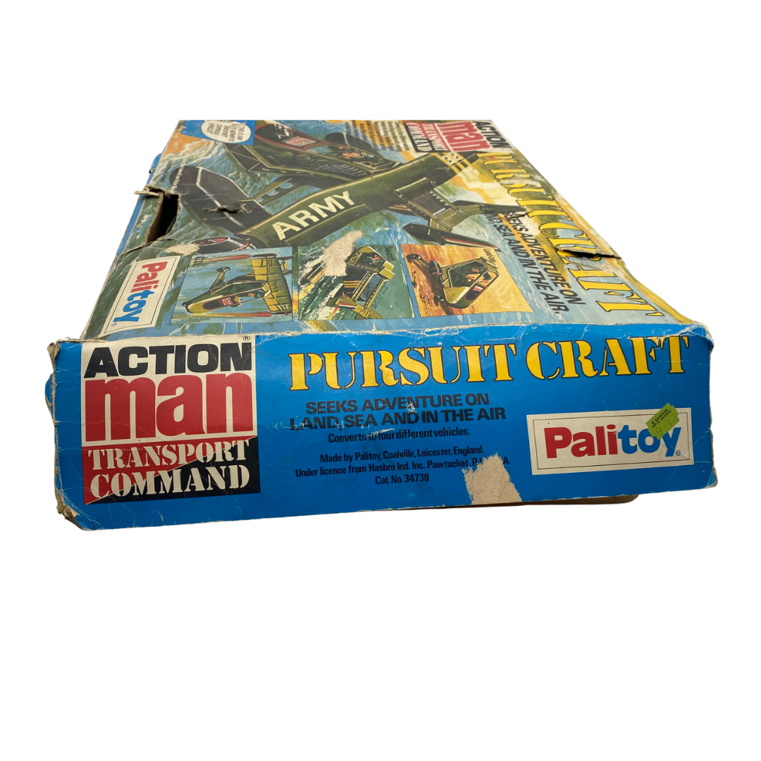 Action Man Pursuit Craft with box appears complete