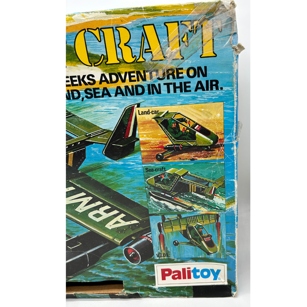 Action Man Pursuit Craft with poor box appears complete