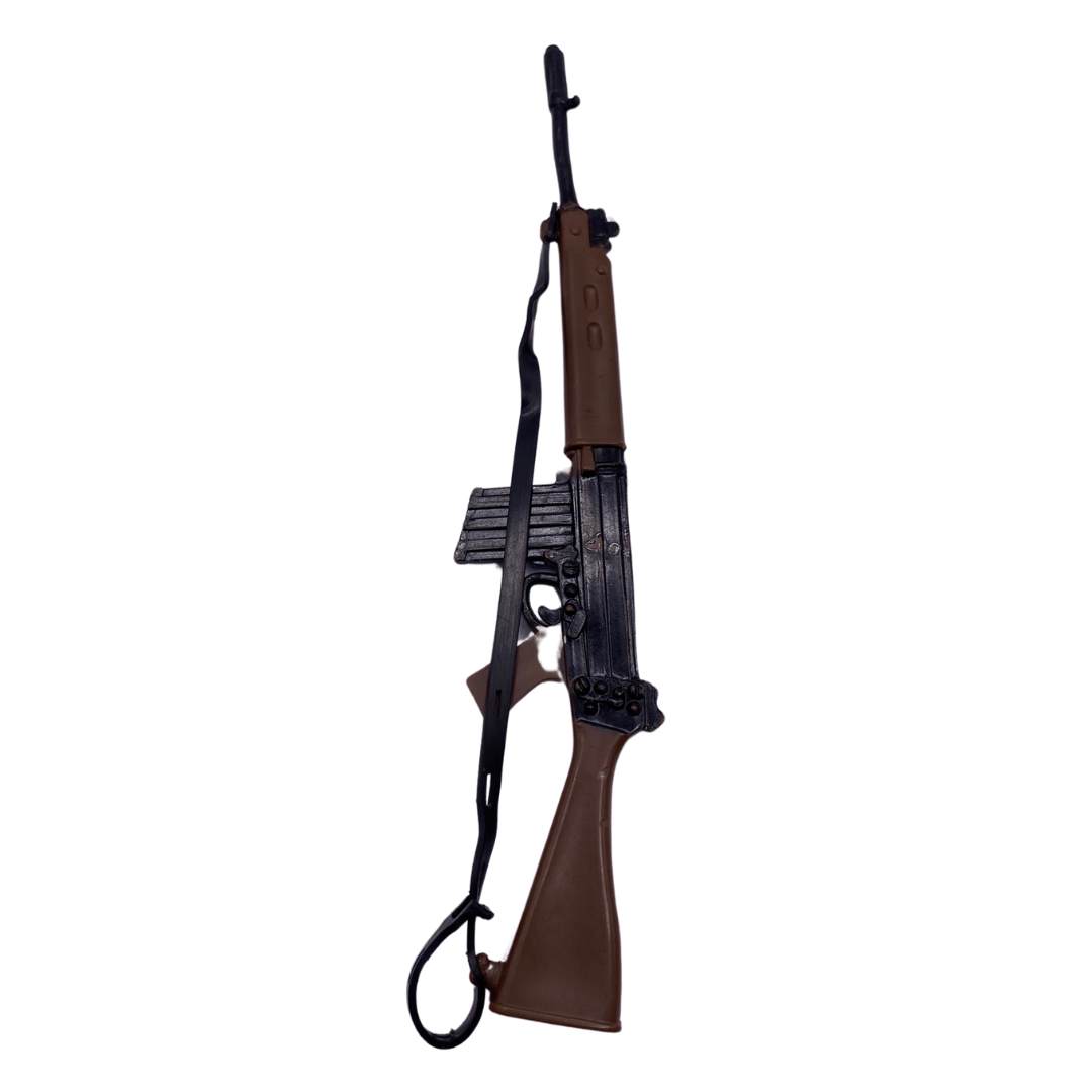 Vintage Action Man toy action figure toy SLR Rifle and strap 486