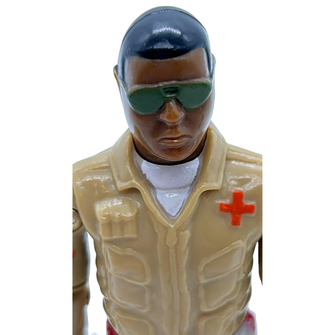 GI Joe, Action Force Doc complete figure & filecard, Palitoy 468