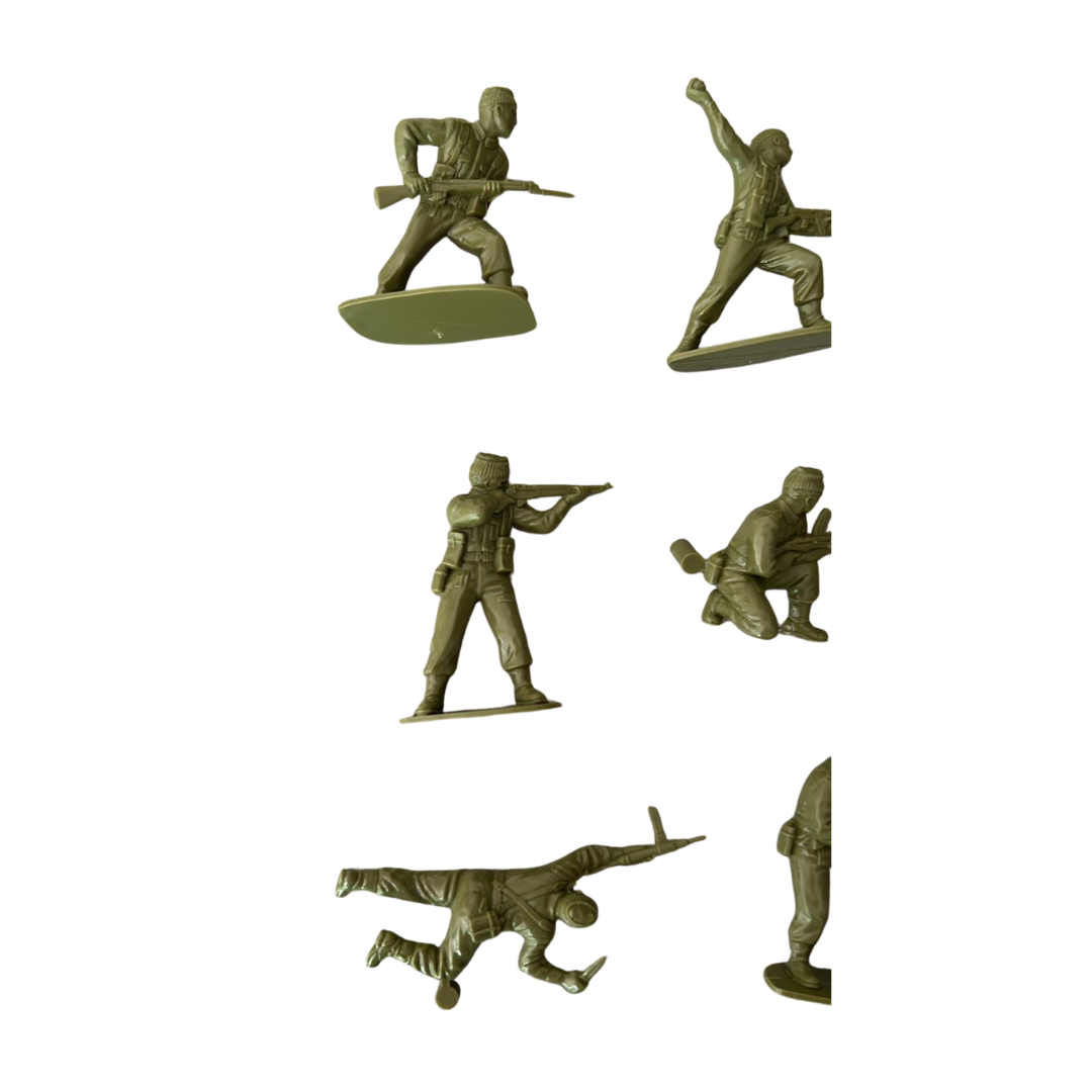 Airfix model figures British Commandos soldiers (14) with box
