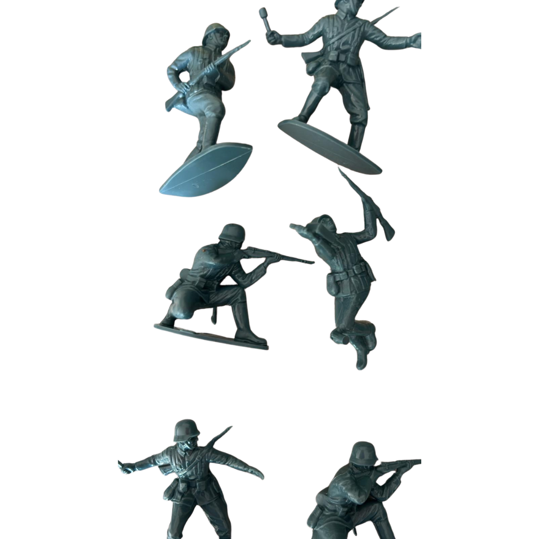 Airfix model figures German Infantry soldiers (14) with box