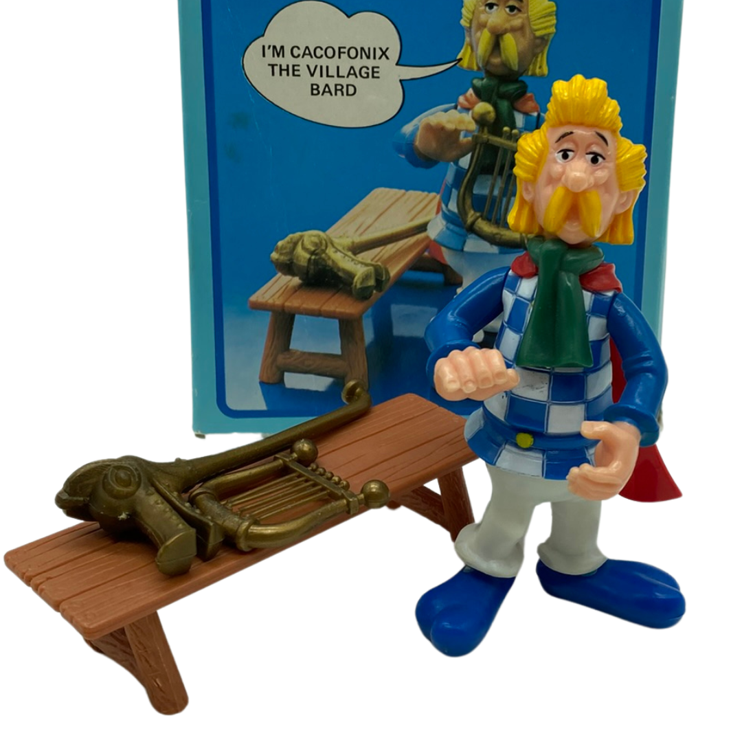 Play Asterix Toy Cloud Figure 6205 Cacofonix the Bard complete in box
