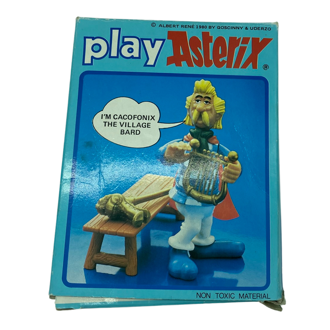 Play Asterix Toy Cloud Figure 6205 Cacofonix the Bard complete in box