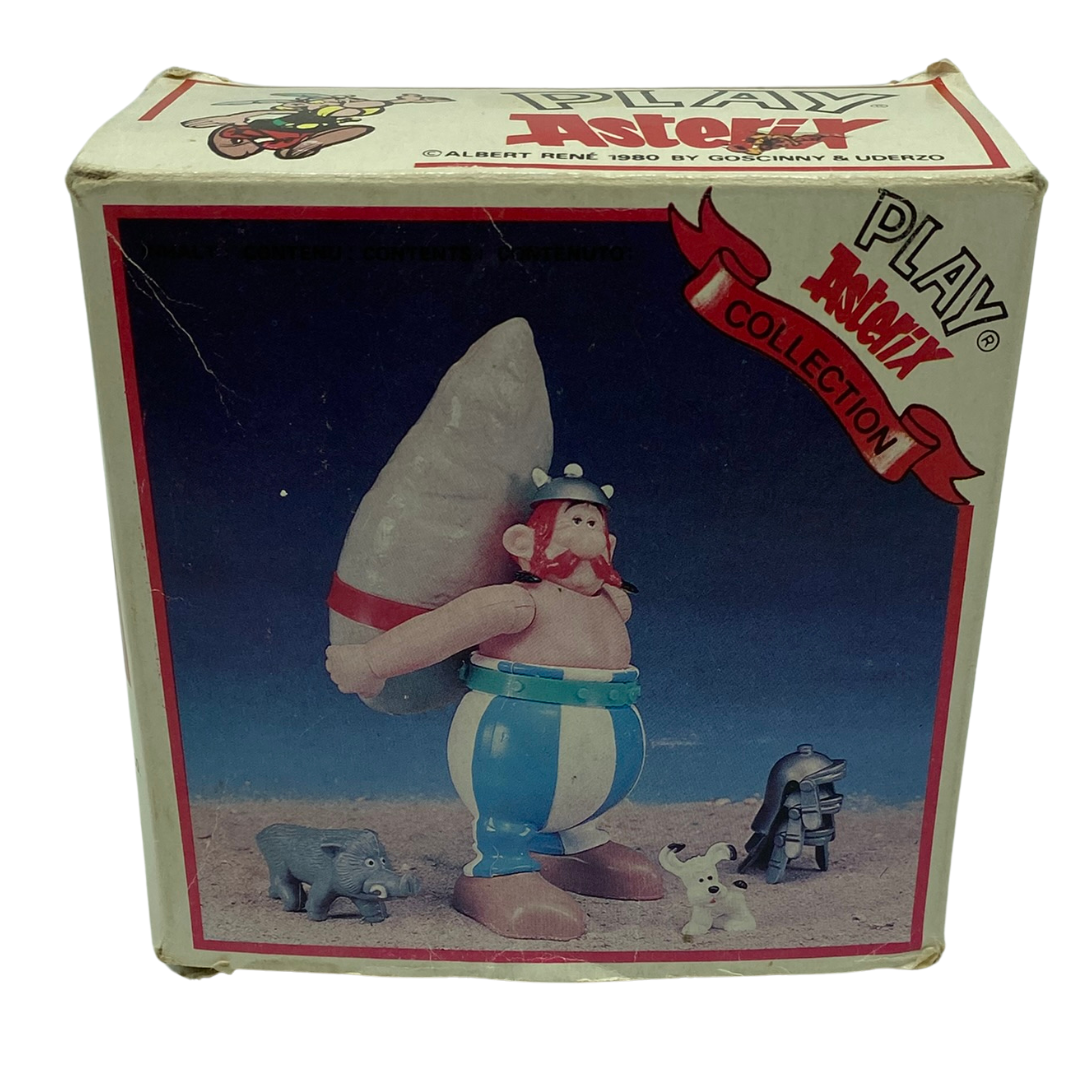 Play Asterix Toy Cloud Figure Obelix  complete and in box 38199