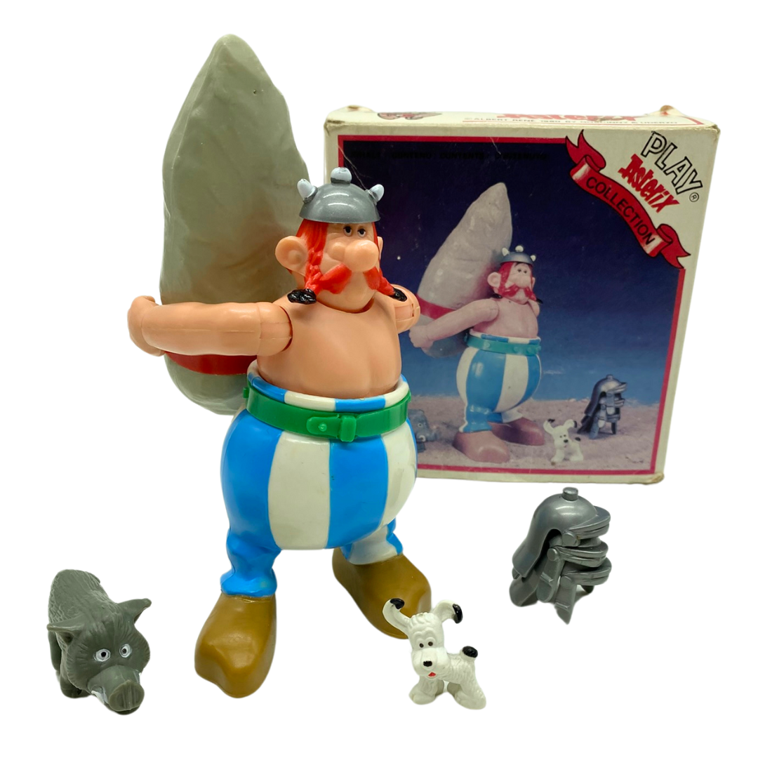 Play Asterix Toy Cloud Figure Obelix  complete and in box 38199