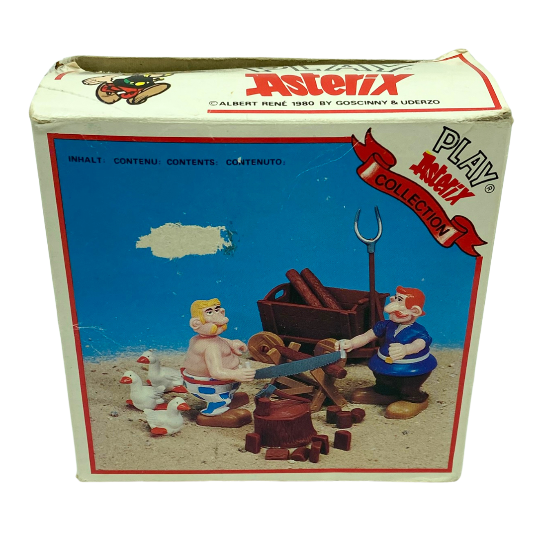 Play Asterix Toy Cloud Figures Arborix & Dentifix wood cutters in box 38171