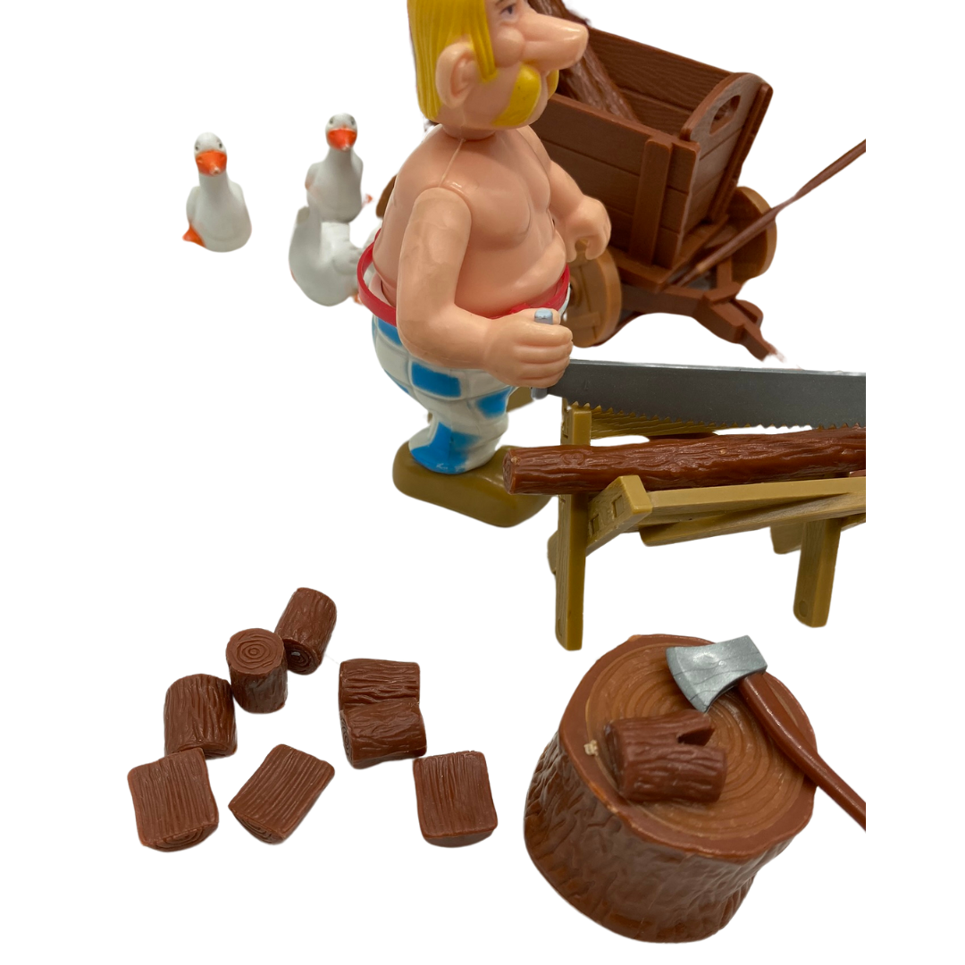 Play Asterix Toy Cloud Figures Arborix & Dentifix wood cutters in box 38171
