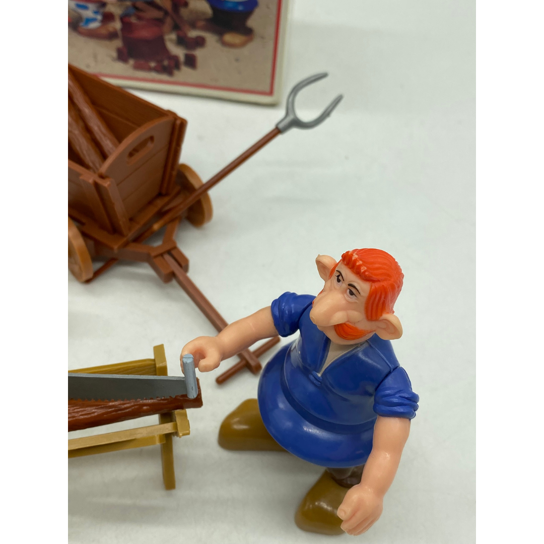 Play Asterix Toy Cloud Figures Arborix & Dentifix wood cutters in box 38171
