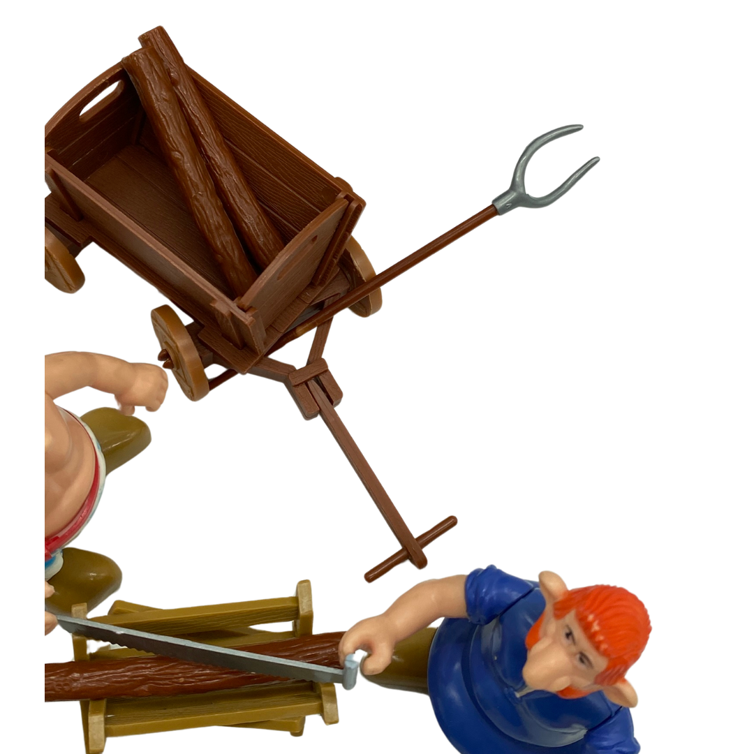Play Asterix Toy Cloud Figures Arborix & Dentifix wood cutters in box 38171