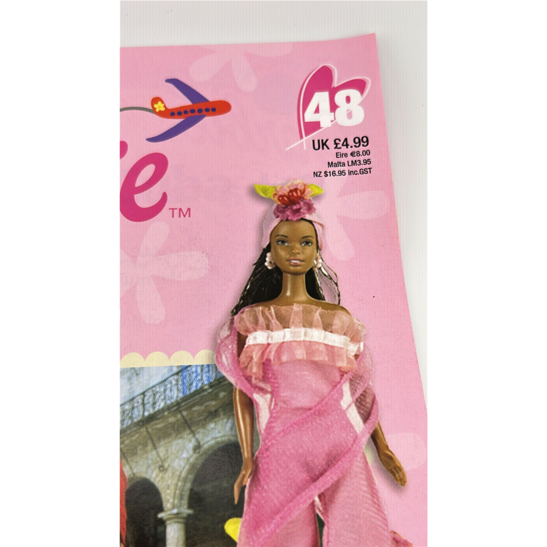 Barbie Discover The World With Barbie Cuba issue #48 magazine & outfit