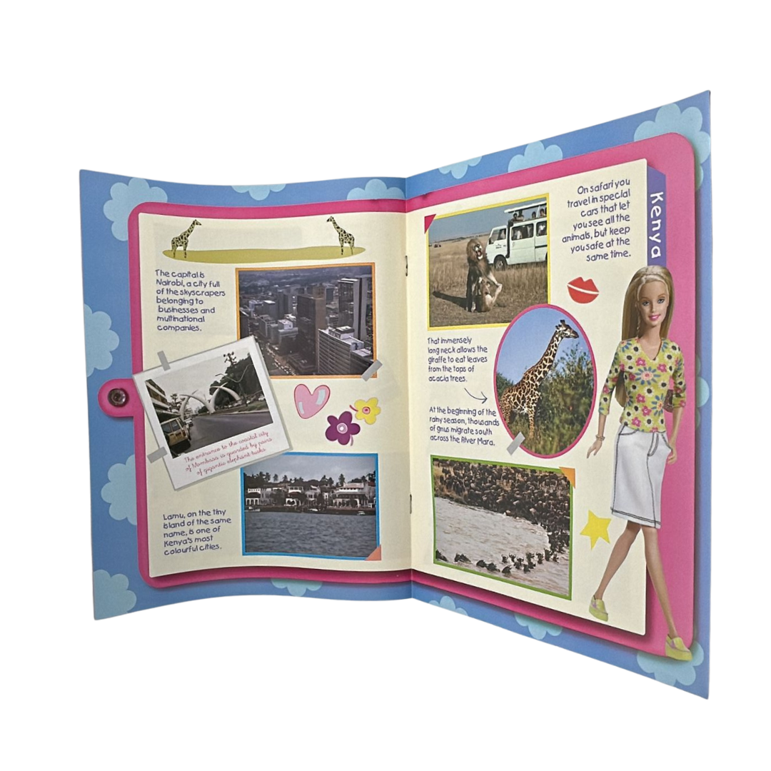 Barbie Discover The World With Barbie Kenya issue #46 magazine & outfit
