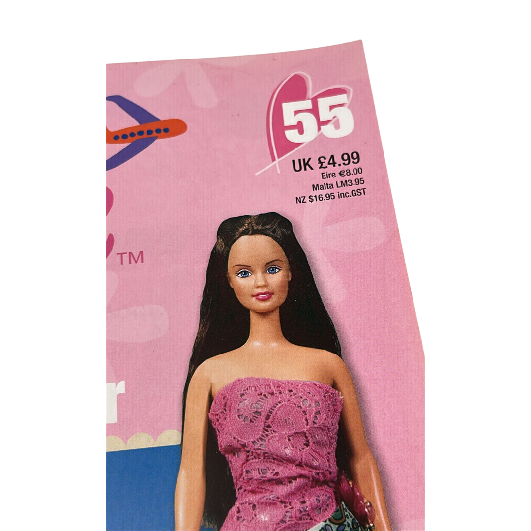 Barbie Discover The World With Barbie Myanmar issue #55 magazine & outfit
