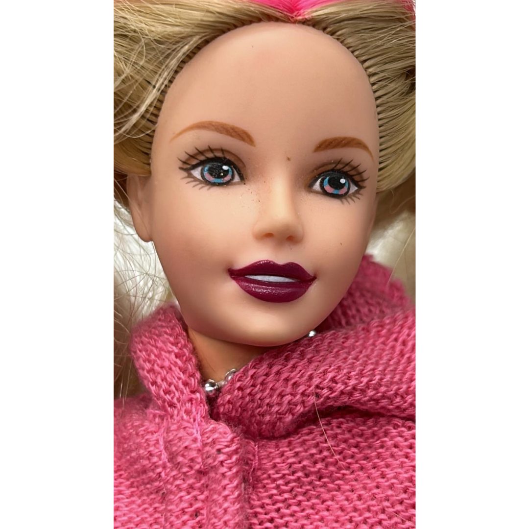 Barbie 1998 genuine doll by Mattel in clothign shown made in Indonesia