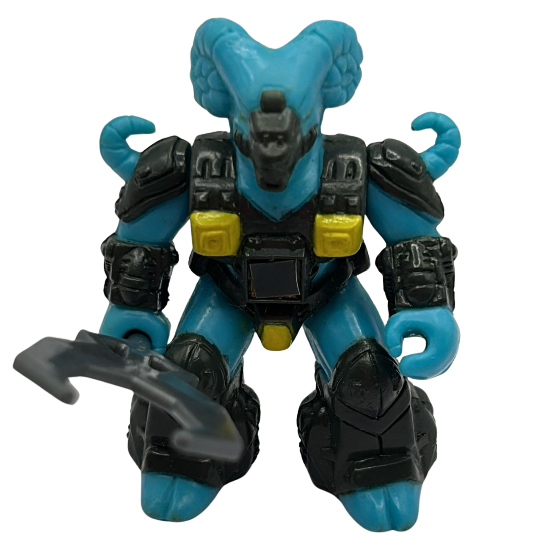 Battle Beasts Bighorn Sheep complete & NON working run by Hasbro Big Horn 301