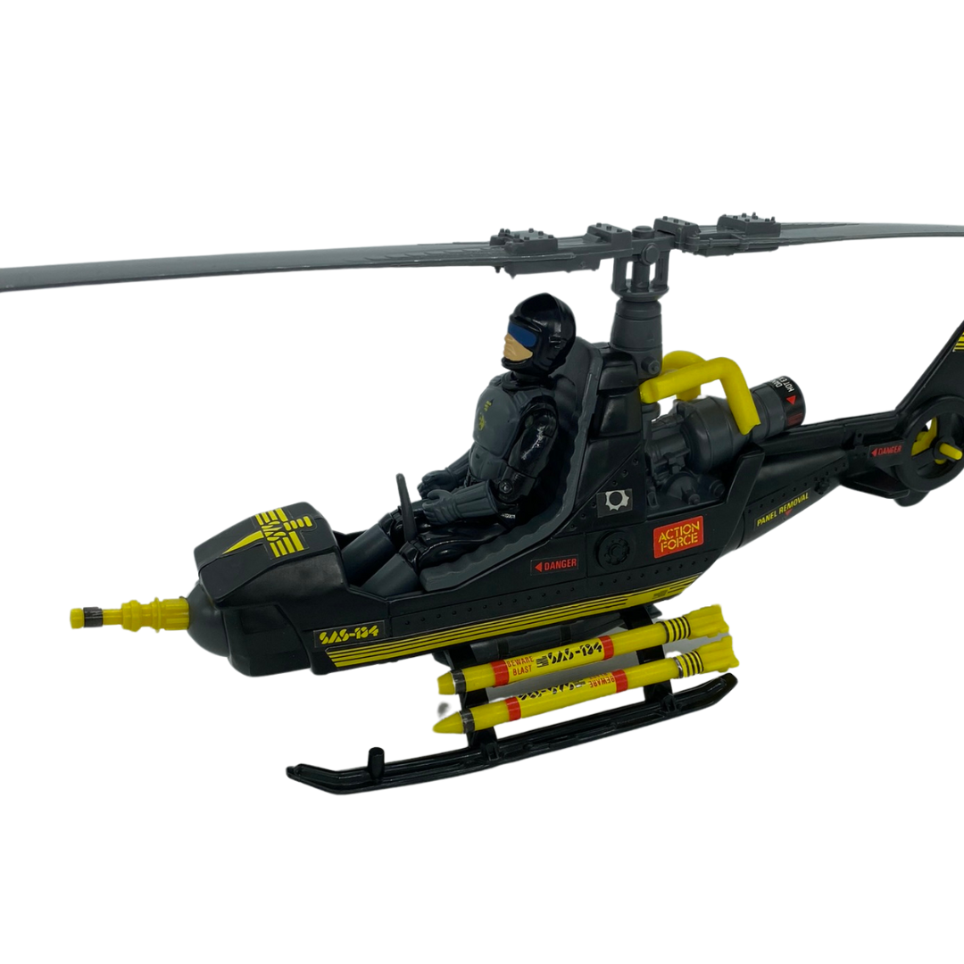 Palitoy Action Force SAS Hawk and Blades Helicopter with box 650
