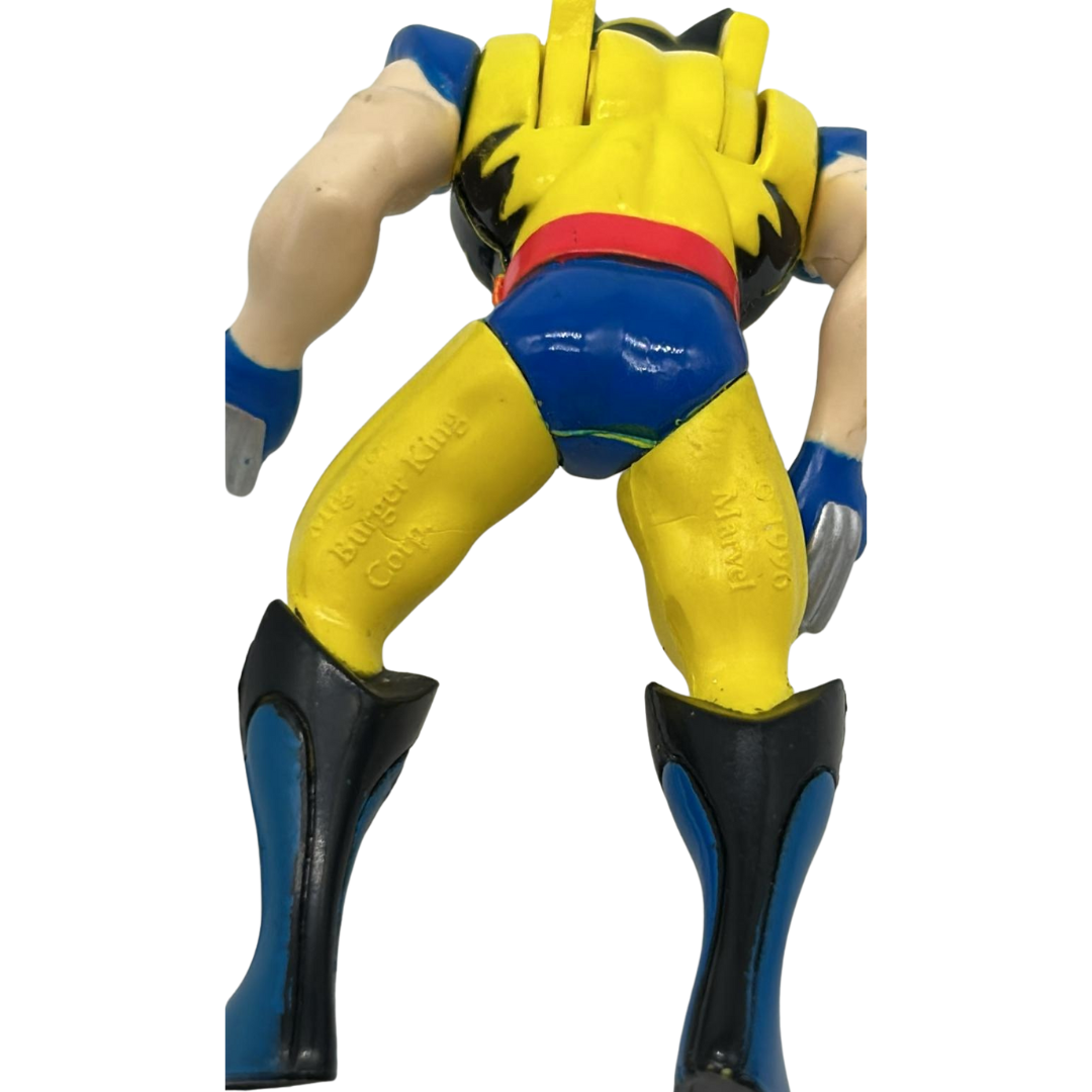 Wolverine Burger King toy 1990 X-Men by Marvel 453