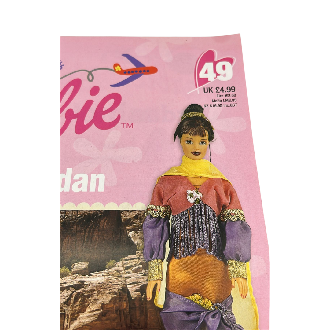 Barbie Discover The World With Barbie Jordan issue #49 magazine & outfit