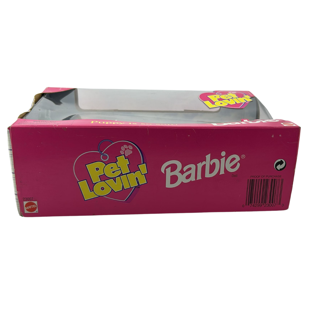 Barbie Pet Lovin' Barbie with Puppy in box vintage 1998