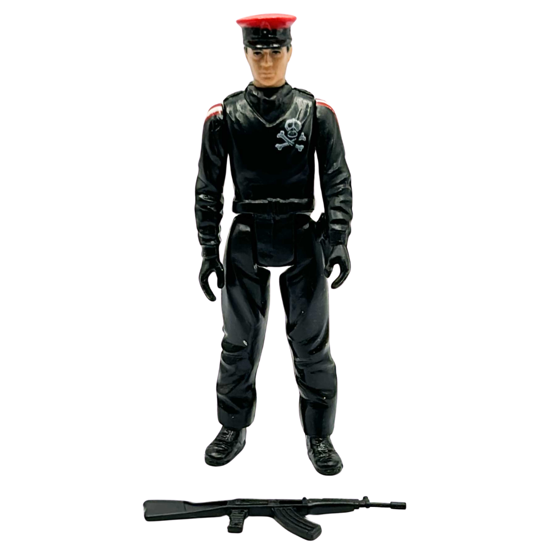 Action Force Black Major figure with weapon by Palitoy 989