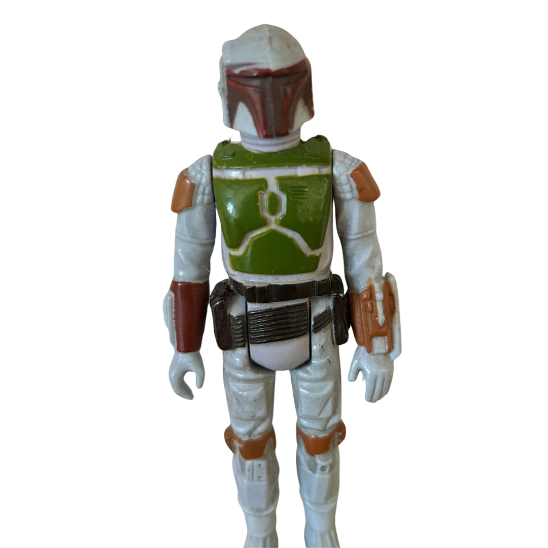 Vintage Star Wars Boba Fett tri logo 1979 scar no coo PBP
