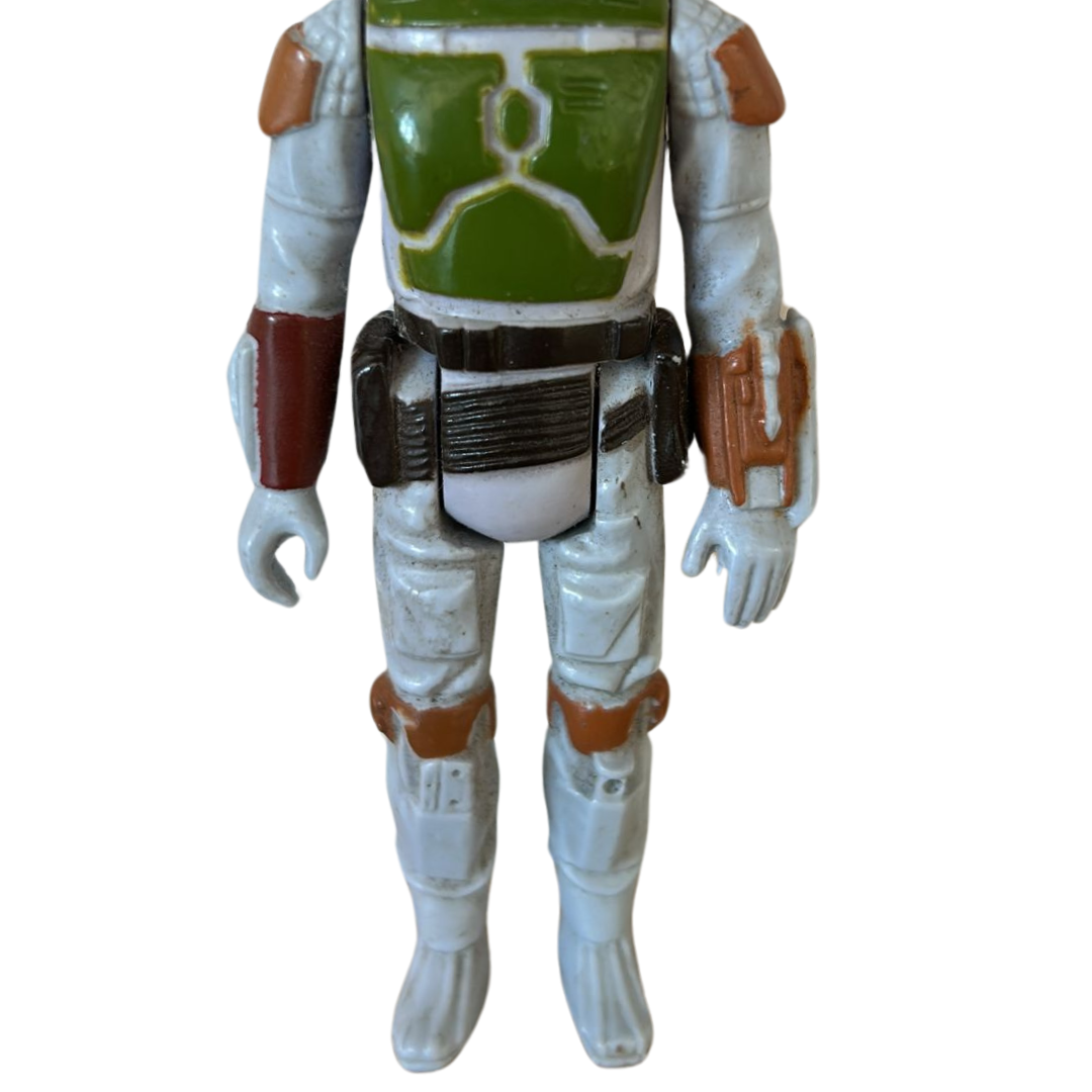 Vintage Star Wars Boba Fett tri logo 1979 scar no coo PBP