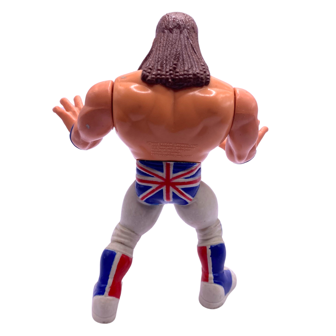 WWF The British Bulldog Wresting Action Figure Hasbro working action 330