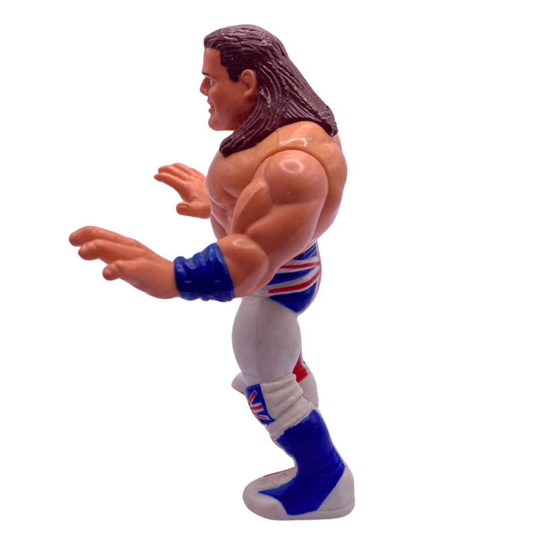 WWF The British Bulldog Wresting Action Figure Hasbro working action 330